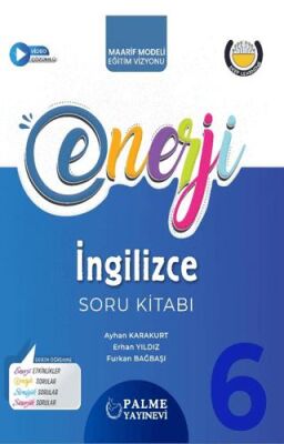 Palme 6.Sınıf Enerji İngilizce Soru Kitabı Yeni - Ayhan Karakurt kitap kapağı