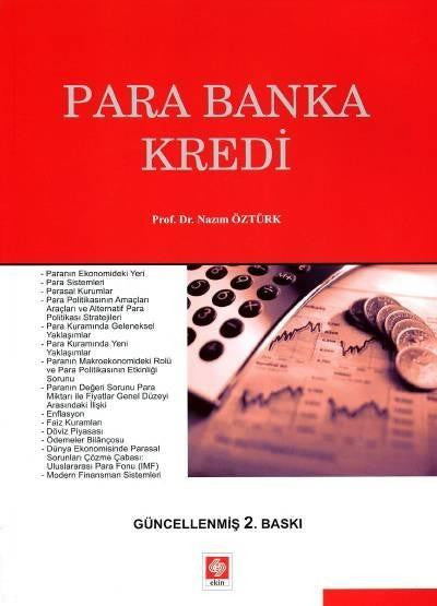 Para Banka Kredi 2.Baskı - Prof. Dr. Nazım Öztürk kitap kapağı