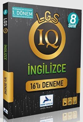 8.Sınıf LGS 1.Dönem IQ İngilizce 16'lı Deneme - Kolektif kitap kapağı
