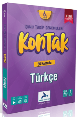6. Sınıf Kontak Türkçe Denemeleri - Kolektif kitap kapağı