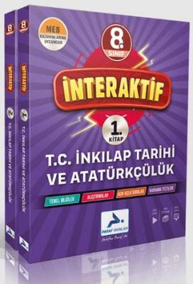 8. Sınıf İnteraktif T.C. İnkılap Tarihi ve Atatürkçülük Etkinlik Kitabı - Kolektif kitap kapağı