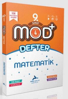 Paraf Yayınları Paraf 9. Sınıf Mod Matematik Defter - Kolektif kitap kapağı