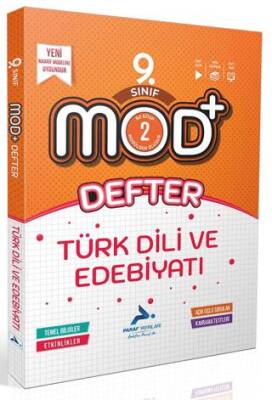 Paraf Yayınları Paraf 9. Sınıf Mod Türk Dili Ve Edebiyatı Defter - Kolektif kitap kapağı