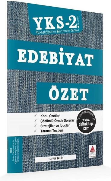 YKS 2.Oturum Edebiyat Özet | Delta Kültür-Eğitim (İnce Kapak)  - Resim 1
