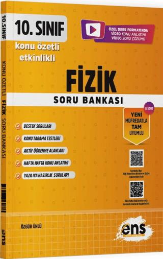10. Sınıf Fizik Etkinlikli Soru Bankası | ENS Yayınları (Ciltsiz)  - Resim 1