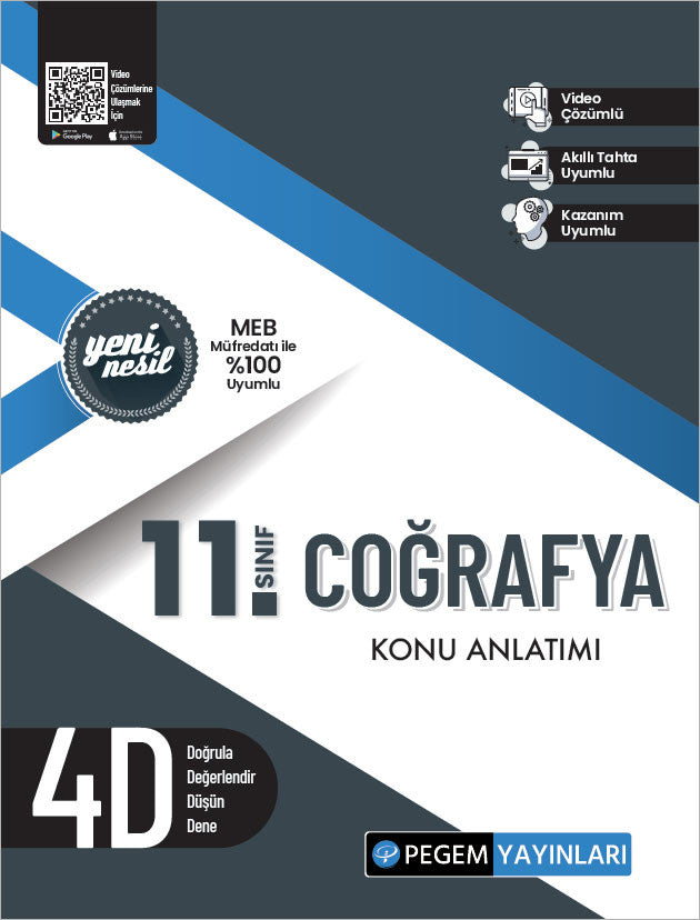 Pegem 11. Coğrafya Konu Anlatımı kitap kapağı