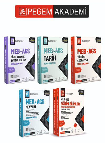 PEGEM AKADEMİ 2027 MEB-AGS Konu Anlatımlı Seti (6.Kitap) kitap kapağı