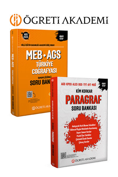 PEGEM AKADEMİ Kim Korkar Paragraf Soru Bankası AGS KPSS ALES DGS TYT AYT MSÜ + 2025 MEB-AGS Soru Ba kitap kapağı