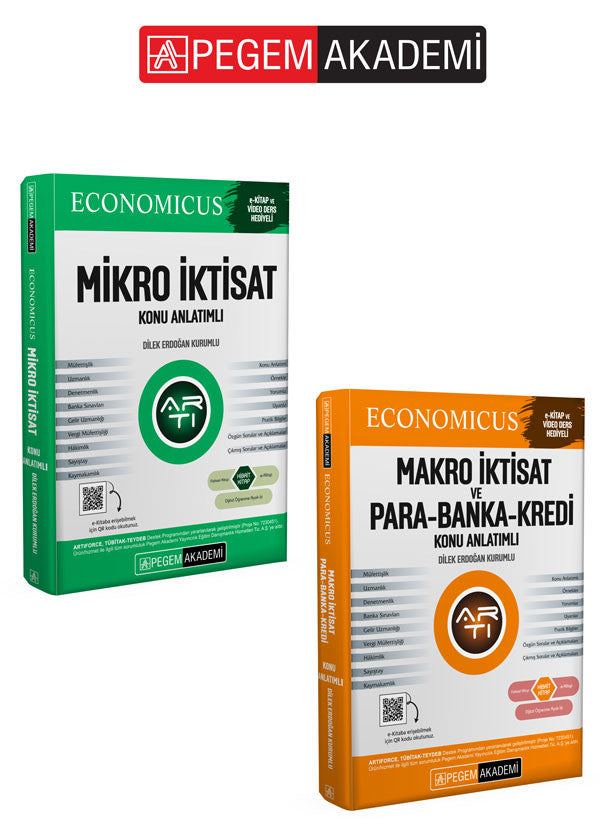 PEGEM AKADEMİ KPSS A Grubu Makro İktisat - Mikro İktisat Konu Anlatımlı Set - 2 Kitap kitap kapağı