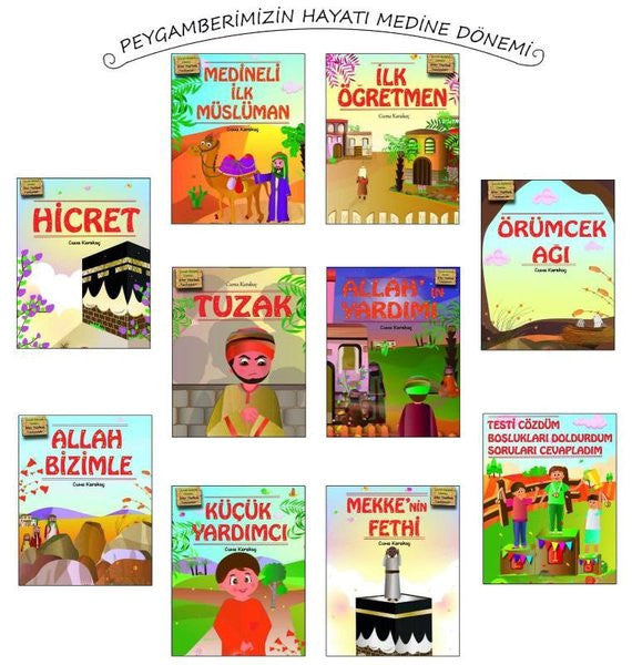 Peygamberimizin Hayatı Medine Dönemi Seti - 10 Kitap Takım - Kolektif kitap kapağı