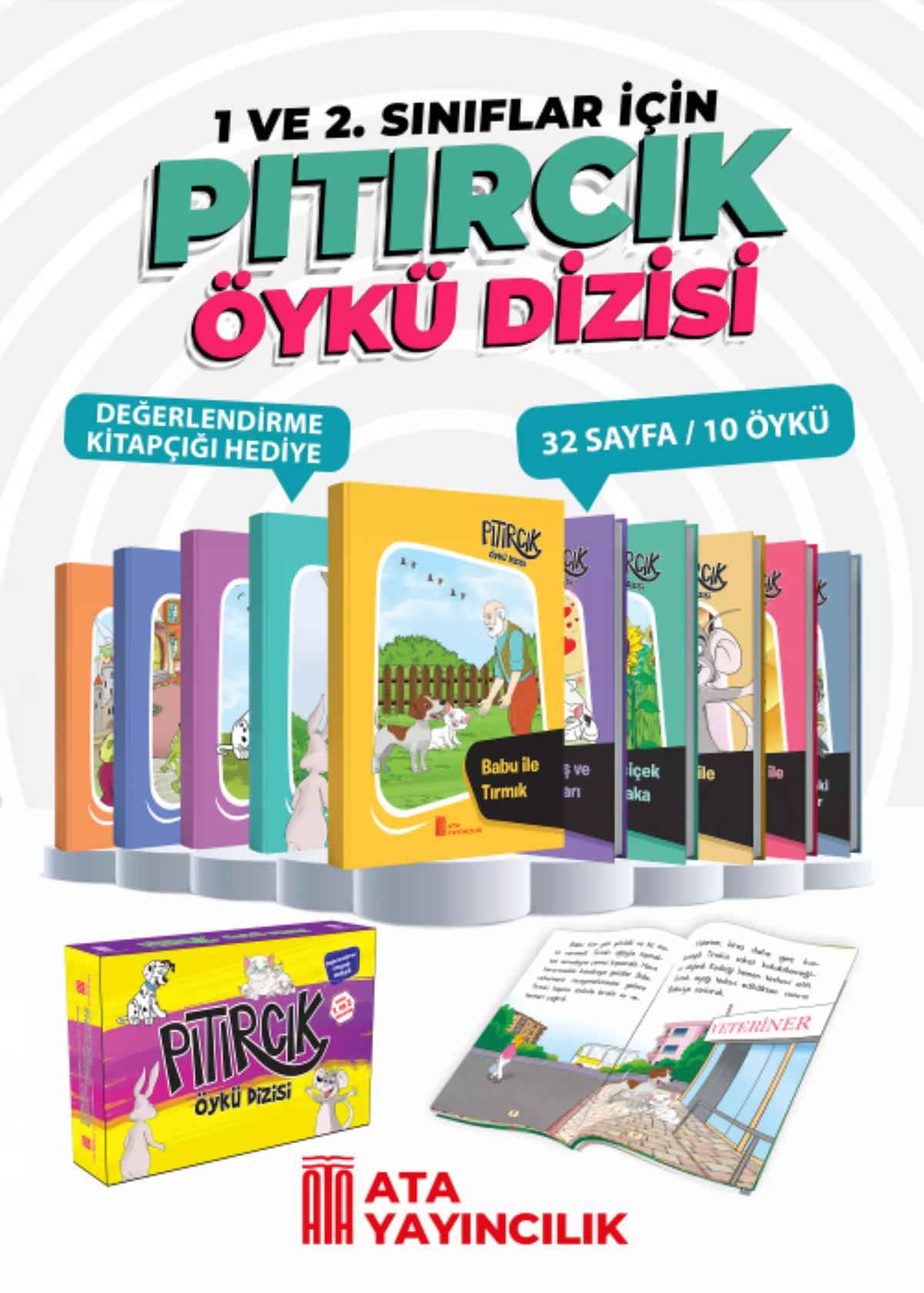 Pıtırcık Öykü Dizisi kitap kapağı