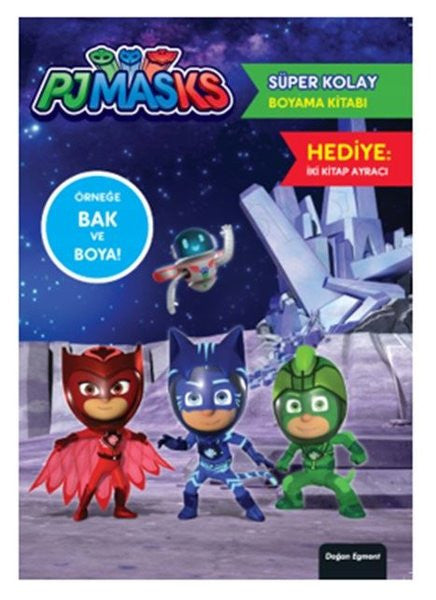 Pjmasks Süper Kolay Boyama Kitabı - Kolektif kitap kapağı