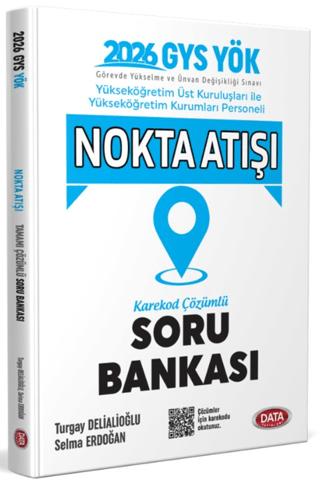 Yükseköğretim Kurumu (YÖK) GYS Nokta Atışı Soru Bankası - Karekod Çözümlü | Data Yayınları (Ciltsiz)  - Resim 1