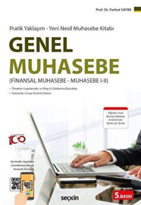 Pratik Yaklaşım – Yeni Nesil Muhasebe Kitabı Genel Muhasebe Finansal Muhasebe – Muhasebe I – II - Ferhat Sayım kitap kapağı