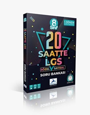 Prf 8. Sınıf 20 Saatte LGS Soru Bankası - 1. Dönem Konu Anlatımlı Soru Bankası - Kolektif kitap kapağı