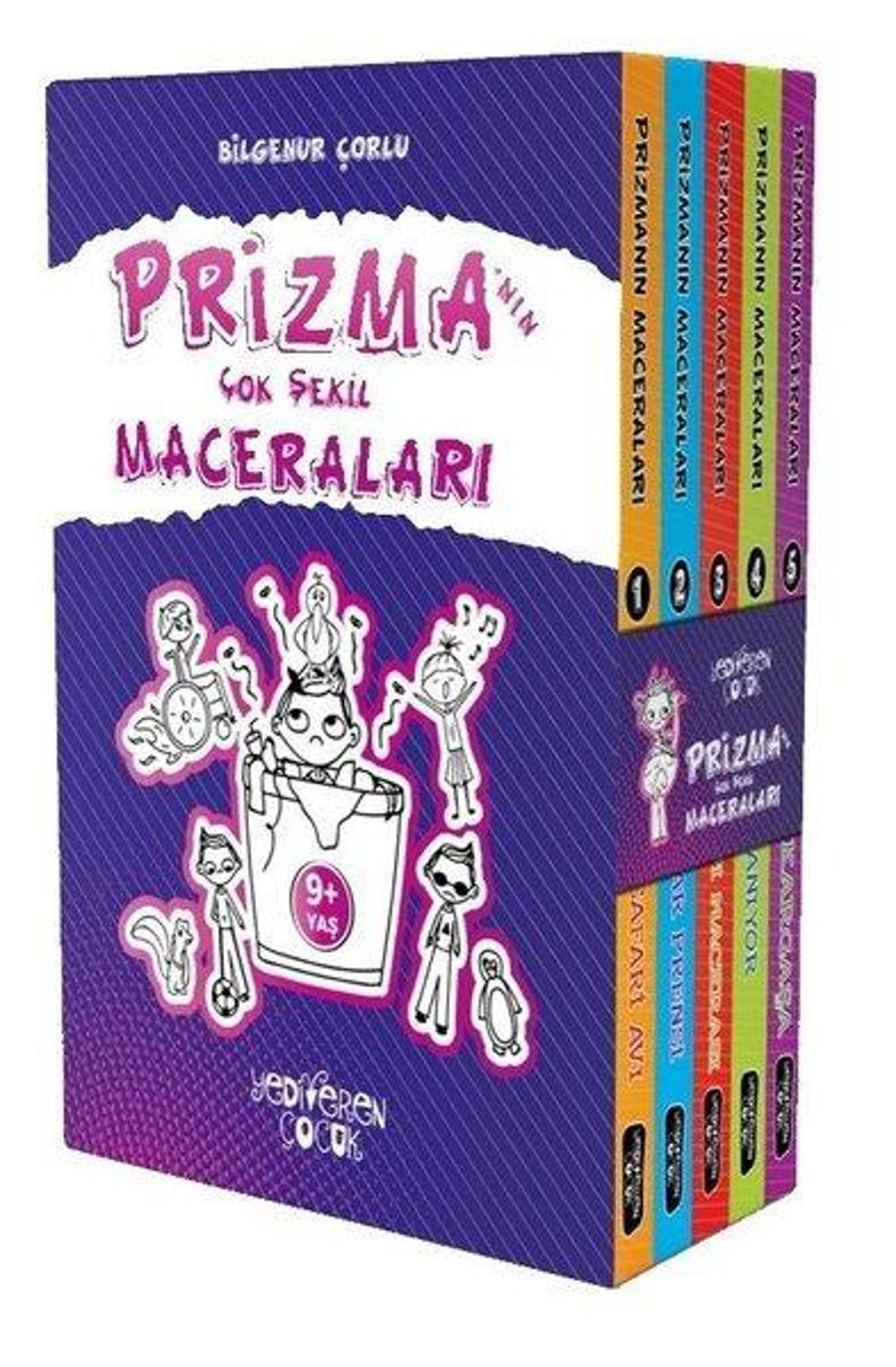 Prizmanın Çok Şekil Maceraları-5 Kitap Takım | Yediveren Çocuk
