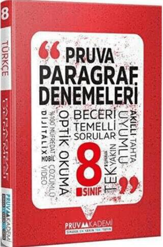 Pruva 8. Sınıf Paragraf Denemeleri - Kolektif kitap kapağı