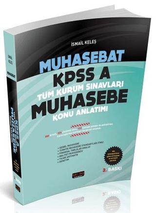 Muhasebat KPSS A Kurum Sınavları Muhasebe Konu Anlatımı | Savaş Yayınevi (Ciltsiz)  - Resim 1