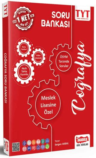 2022 TYT Coğrafya Meslek Liselerine Özel Soru Bankası | Anadolu Okul Yayınları (Ciltsiz)  - Resim 1