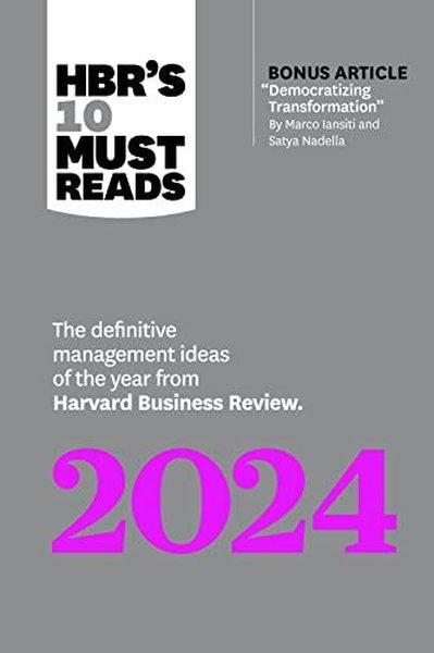 HBR's 10 Must Reads 2024 : The Definitive Management Ideas of the Year from Harvard Business Review | Harvard Business Review Press (İnce Kapak)  - Resim 1