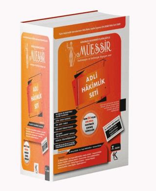 Müessir Adli Hakimlik Çıkmış Soru Bankası | Kuram Kitap (Ciltli)  - Resim 1