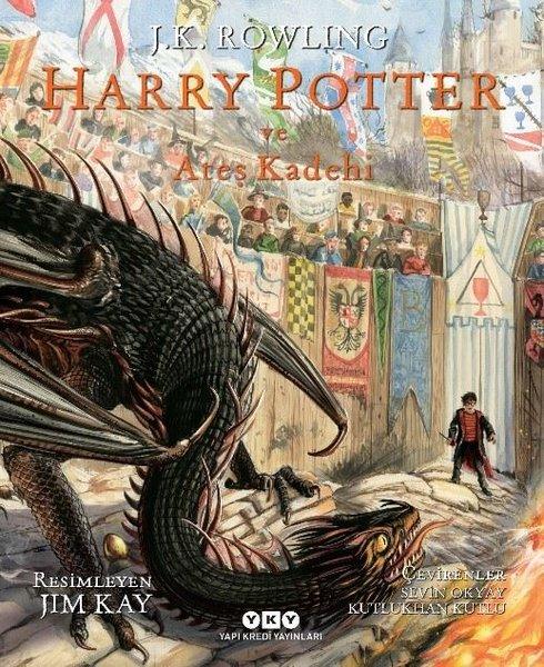 Harry Potter ve Ateş Kadehi 4 - Resimli Özel Baskı | Yapı Kredi Yayınları (Ciltli)  - Resim 1
