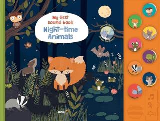 My First Sound Book: Night-Time Animals | Auzou Books (Ciltli)  - Resim 1