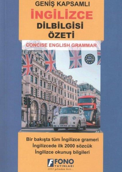Geniş Kapsamlı İngilizce Dilbilgisi Özeti | Fono Yayınları (İnce Kapak)  - Resim 1