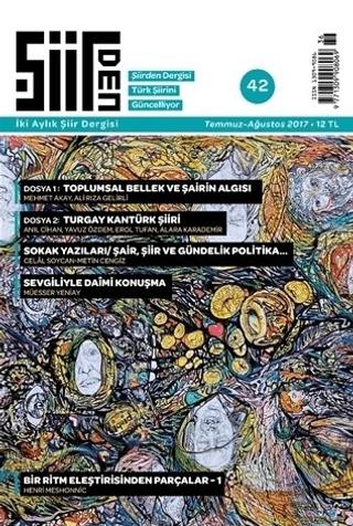 Şiirden İki Aylık Şiir Dergisi Sayı: 42 Temmuz-Ağustos 2017 | Şiirden Yayıncılık (Ciltsiz)  - Resim 1