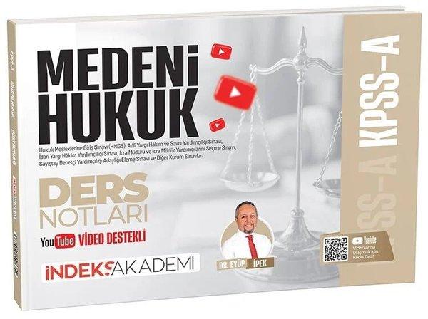 2026 KPSS A Grubu Medeni Hukuk Video Ders Notları | İndeks Akademi (İnce Kapak)  - Resim 1