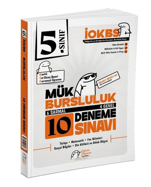 5. Sınıf Mük Bursluluk 10 Deneme | Eğitim Deposu (İnce Kapak)  - Resim 1