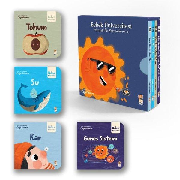 Bebek Üniversitesi 4 Seti - 4 Kitap Takım | Sincap Kitap (İnce Kapak)  - Resim 1