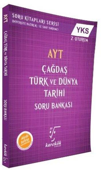 AYT Çağdaş Türk ve Dünya Tarihi Soru Bankası-YKS 2.Oturum | Karekök Eğitim Yayın (İnce Kapak)  - Resim 1
