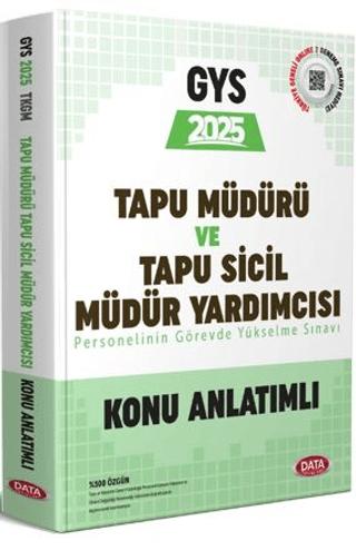 Tapu Müdürü-Tapu Sicil Müdür Yardımcısı GYS Konu Anlatımlı