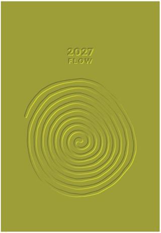 Flow 2027 Haftalık Ajanda - Yeşil | Holden Kitap (Ciltli)  - Resim 1