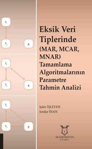 Eksik Veri Tiplerinde (MAR, MCAR, MNAR) Tamamlama Algoritmalarının Parametre Tahmin Analizi | Akademisyen Kitabevi (Ciltsiz)  - Resim 1