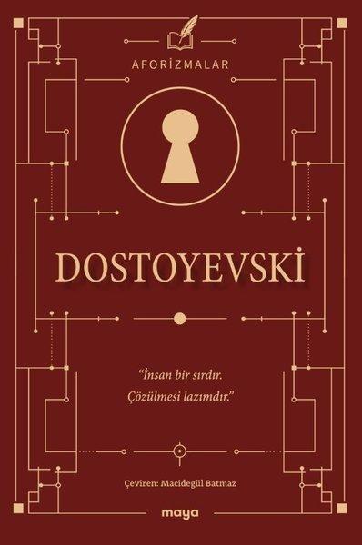 Dostoyevski - Aforizmalar | Maya Kitap (İnce Kapak)  - Resim 1