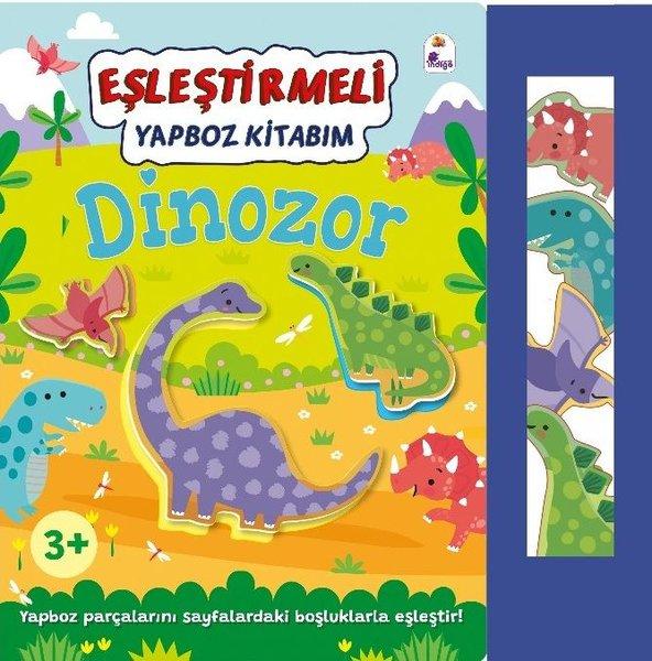 Dinozor - Eşleştirmeli Yapboz Kitabım | İndigo Çocuk (Ciltli)  - Resim 1