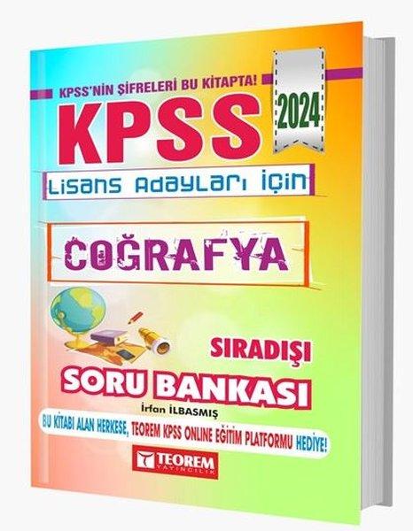 2024 KPSS Lisans Coğrafya Sıradışı Soru Bankası | Teorem Yayınları (İnce Kapak)  - Resim 1