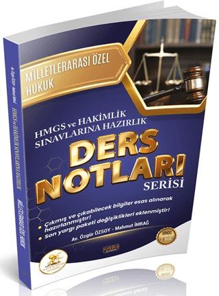 HUKAL HMGS - Hakimlik Milletlerarası Özel Hukuk Ders Notları | Savaş Yayınevi (Ciltsiz)  - Resim 1