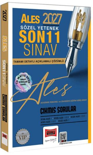 2027 ALES Sözel Yetenek Son 11 Sınav Tamamı Çözümlü Çıkmış Sorular | Yargı Yayınevi (Ciltsiz)  - Resim 1