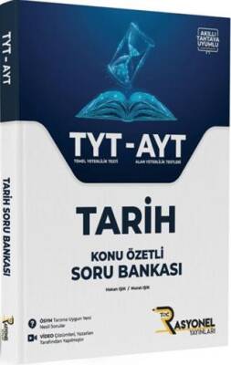 Rasyonel Yayınları Tyt - Ayt Tarih Soru Bankası (Konu Özetli) - Kolektif kitap kapağı