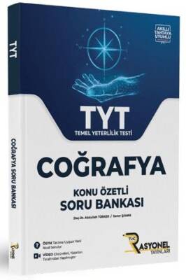 Rasyonel Yayınları Tyt Coğrafya Soru Bankası (Konu Özetli) - Kolektif kitap kapağı