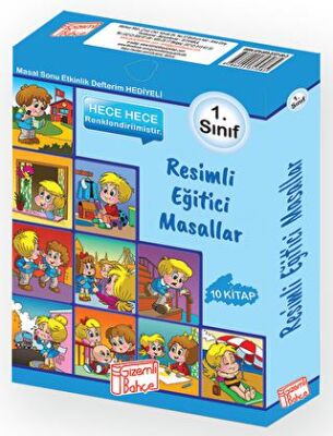 Resimli Eğitici Masallar 10 Kitap Set - Kolektif kitap kapağı
