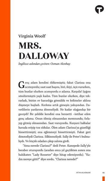 Mrs. Dalloway | Turkuvaz Kitap (İnce Kapak)  - Resim 1