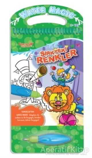 Sirkteki Renkler - Water Magic Boyama Kitabı - Kolektif - Yumurcak Yayınları - Resim 1