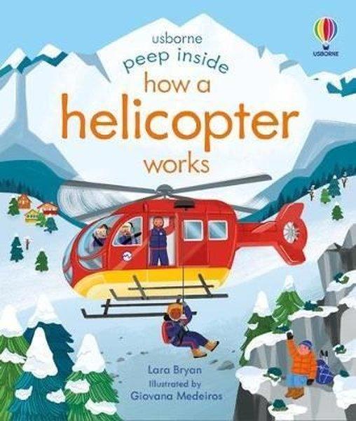 Peep Inside How a Helicopter Works | Usborne - Resim 1
