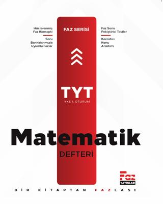 TYT Matematik Defteri | Faz Yayınları (Ciltsiz)  - Resim 1