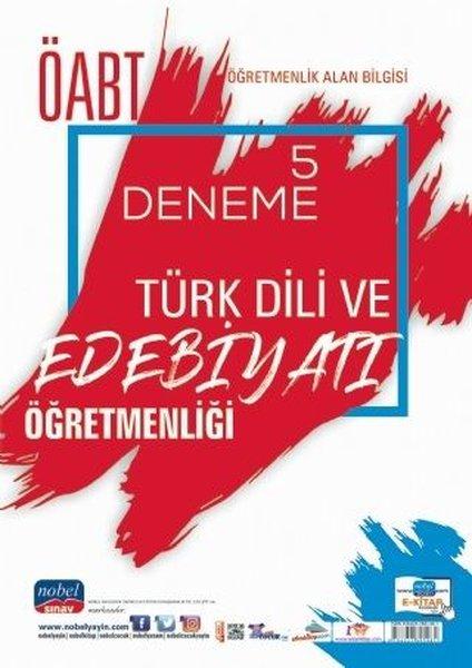 ÖABT Türk Dili ve Edebiyatı - Öğretmenlik Alan Bilgisi-5 Deneme | Nobel Sınav (İnce Kapak)  - Resim 1