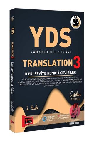 YDS Translation 3 İleri Seviye Renkli Çeviriler | Yargı Yayınevi (Ciltsiz)  - Resim 1